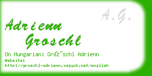 adrienn groschl business card
